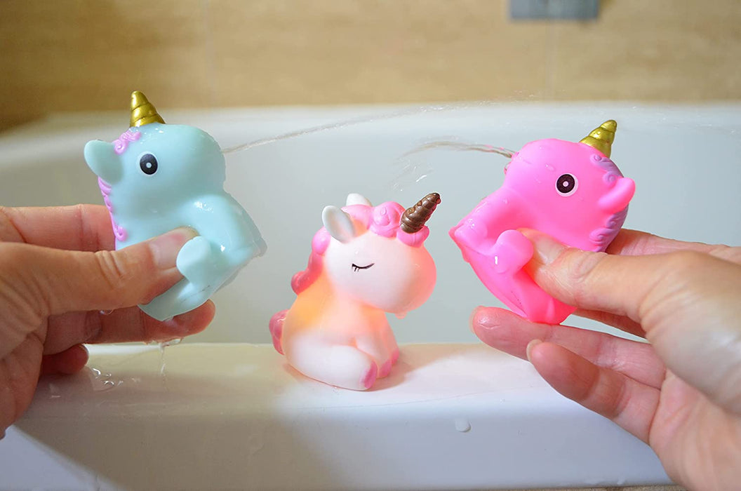 Bath Time Unicorn Squirter & LED Unicorn
