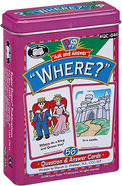 Fun Deck - Ask and Answer 'Where' Cards โ Thinking Toys