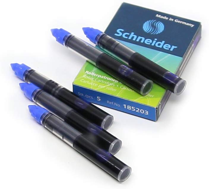 Base Rollerball Pens Replacement Cartridges (5) Royal Blue