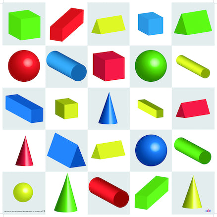 Bee Bot 3 D Shapes Mat