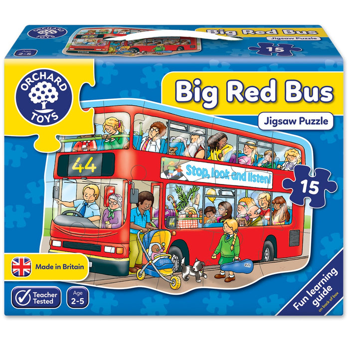 Big Red Bus (15 Pieces)
