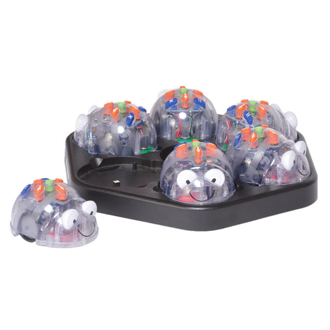 Blue-Bot Bluetooth programmable robot class pack with 6 robots and docking station