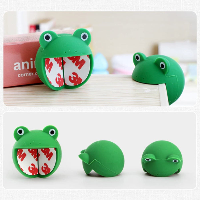 Corner Frogs Silicon Green - Set of 2 (4.5 x 4cm)