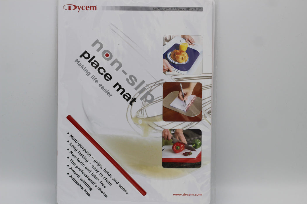 Dycem Non Slip Placemat 25 x 18 cm Blue