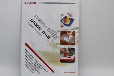 Dycem Non Slip Placemat 25 x 18 cm Red