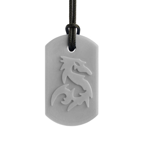ARK's Dragon Bite Necklace - Soft (Light Grey) oral motor product