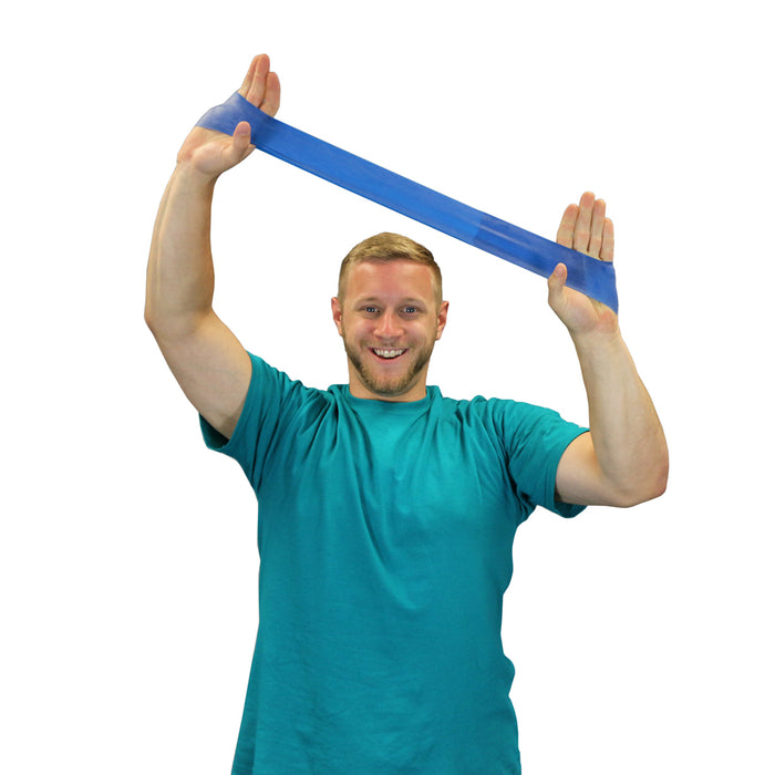 Exercise Band Loop - 10" Long - Blue - Heavy