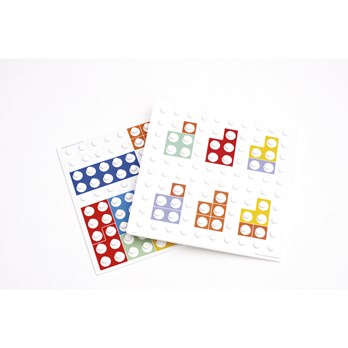 Numicon Number Bond Baseboard Overlays - Set of 6