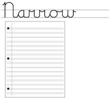 Paper: Grades 4 & 5 - Narrow Ream (100 Sheets) - Handwriting Without Tears Programme