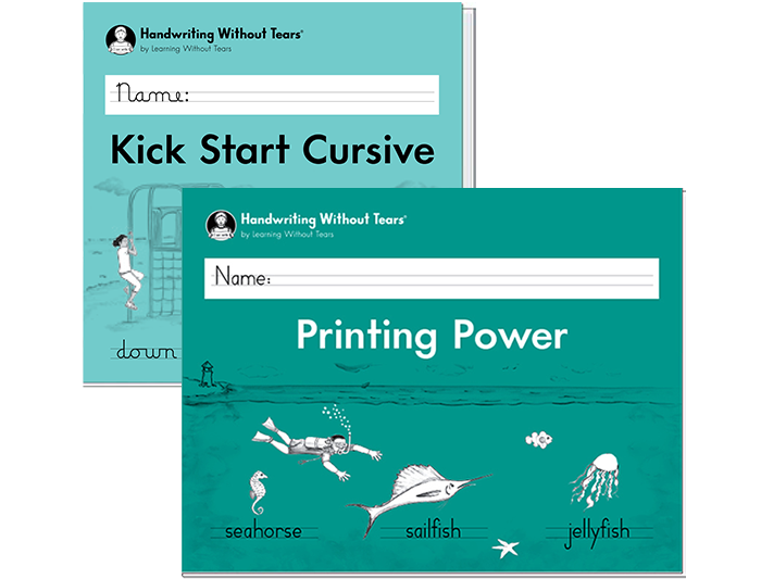 Printing Power Plus ( Printing Power Workbook & Kick Start Cursive)   Handwriting Without Tears Programme