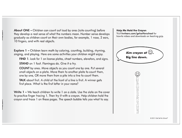 I Know My Numbers  (classroom set of 10 number books)