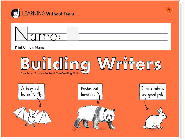 Student Workbook - Building Writers - Kindergarten