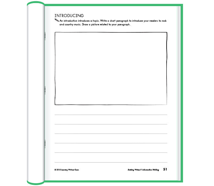 Student Workbook - Building Writers 5th Year