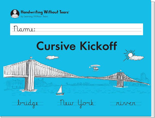 Student Workbook - Cursive Kickoff 2nd Grade - Handwriting Without Tears Programme OLD EDITION