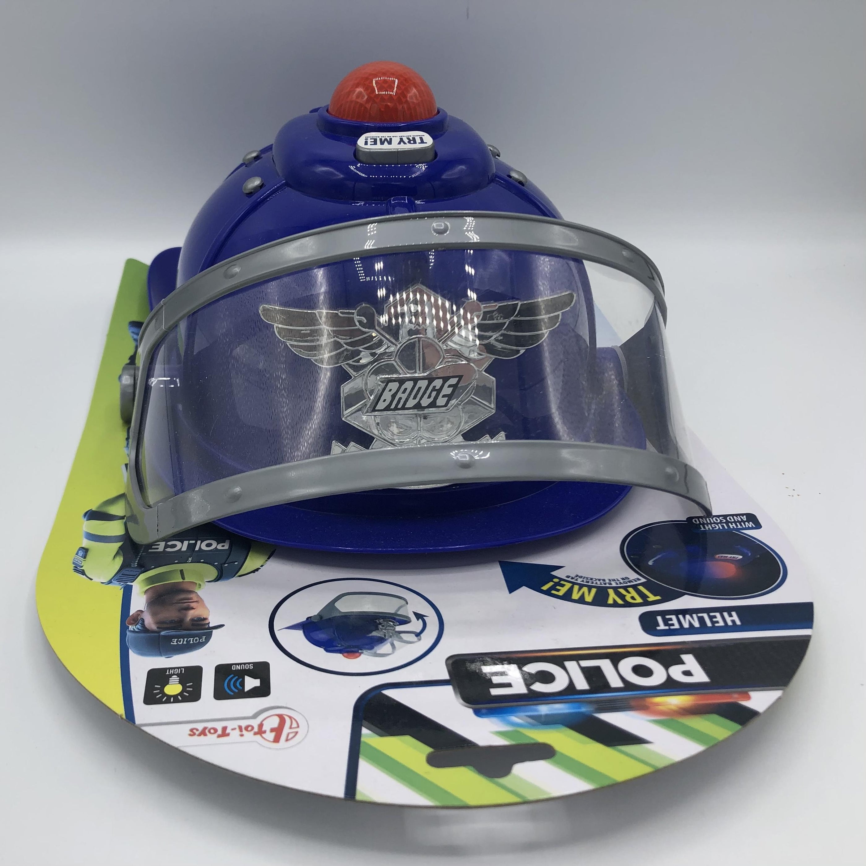 Police Helmet with Visor — Thinking Toys