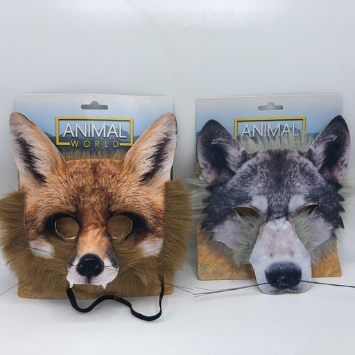 Animal Mask with Faux Fur