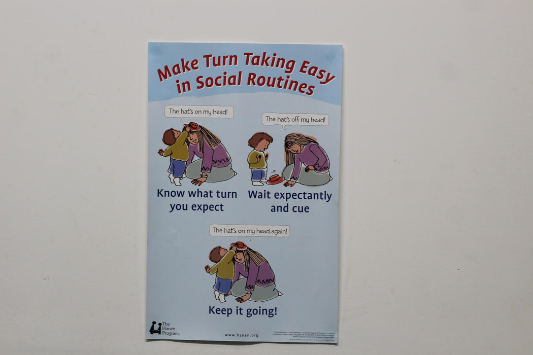 Learning Language & Loving It Poster: Make Turn Taking Easy in Social Routines
