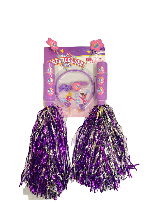 Cheerleader Pom-Poms with Accessories