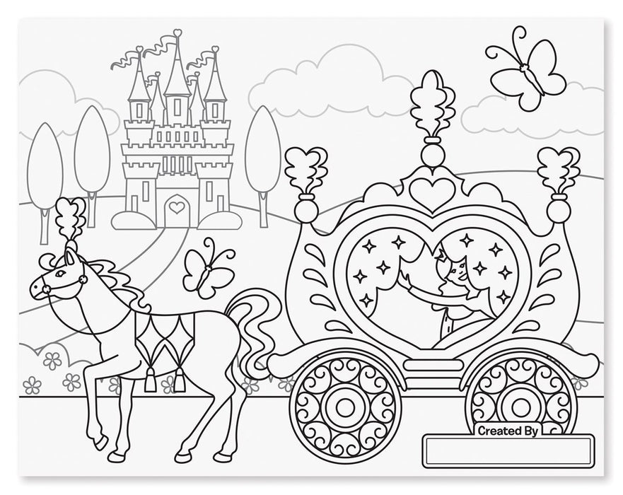 Jumbo Princess & Fairies Colouring Pad