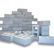 Lifelike Building Breeze Blocks - 20 pce set - 20x10x6.5 cm