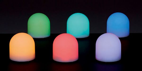 Light Up Colour Changing Domes - Set of 6