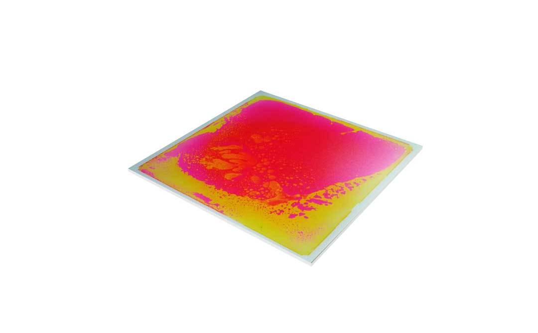Liquid Floor Tile - Pink-Yellow - 50 x 50 cm