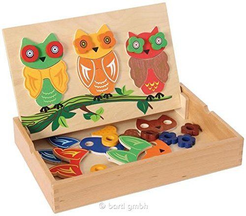 Magnetic Owls Mix & Match Game