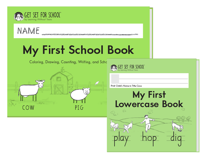 My First School Book & My First Lowercase Book - Out of Stock Available in July