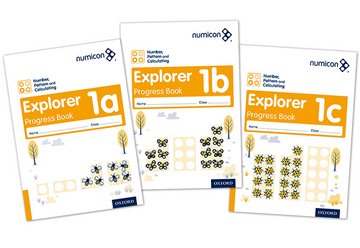 Numicon Number, Pattern and Calculating 1 Explorer Progress Books ABC