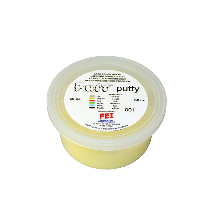 Puff LiTE™ Exercise Putty - Yellow X Soft- 60cc (2.028 OZS)