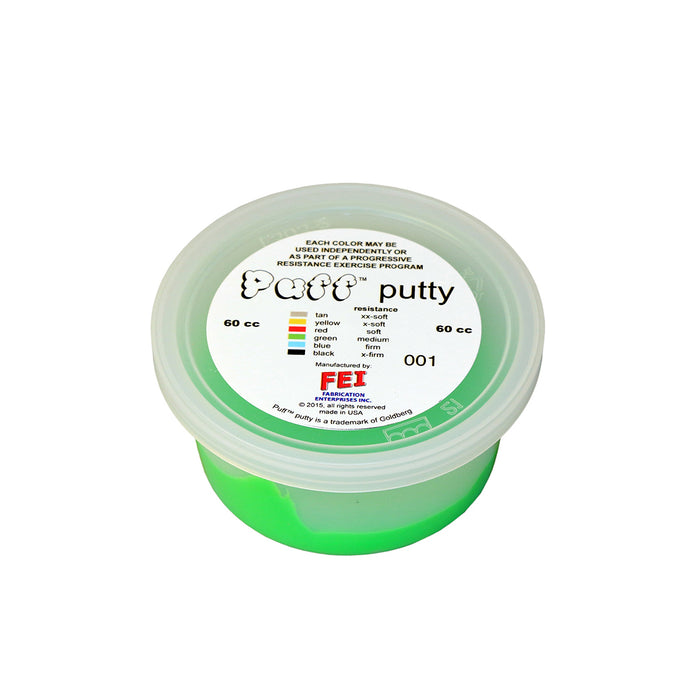 Puff LiTE™ Exercise Putty - Green Medium- 60cc (2.028 OZS) fine motor playtime