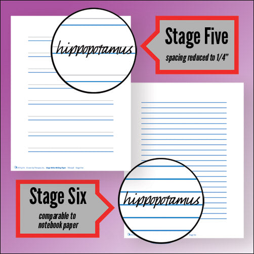 Raised Line Paper - Stage 6