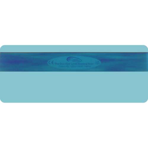 Reading Ruler Overlay Duo Window Aqua Blue — Thinking Toys
