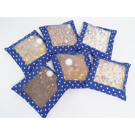 Sensory Bags with Windows - Set of 6