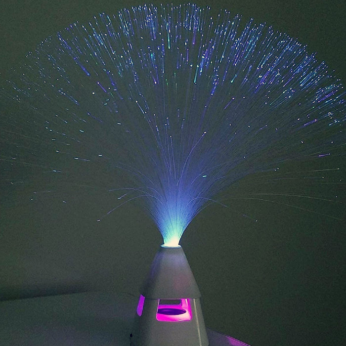 Tall Fibre Optic Lamp with Bluetooth Speaker