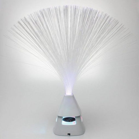 Tall Fibre Optic Lamp with Bluetooth Speaker