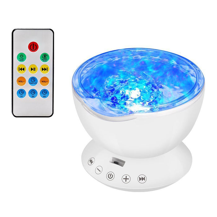 Ocean Wave Light and Sound Projector Night Light