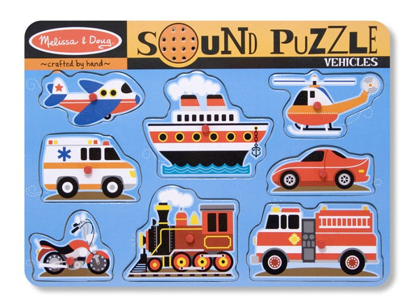 Sound Puzzle - Vehicles (8 Pieces)