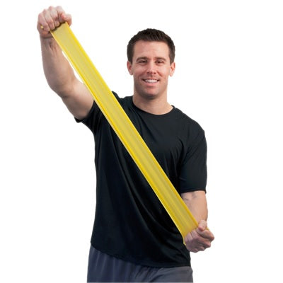CanDo Exercise Band 6 ft Yellow x-Light Latex Free