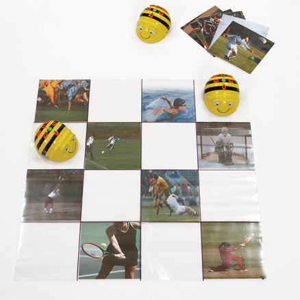 Transparent Grid Mat for Bee Bot