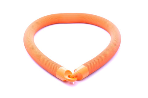 Vibrating Massage Tube Orange Ridged