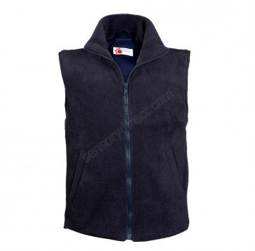 Weighted Fleece Waistcoat-Jacket - Small Child - Navy