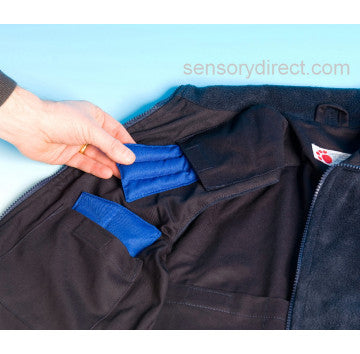 Weighted Jacket Shell Fabric with Fleece Collar - Adult Large 42" - 46" 3.5 KGS - PURCHASE TO ORDER