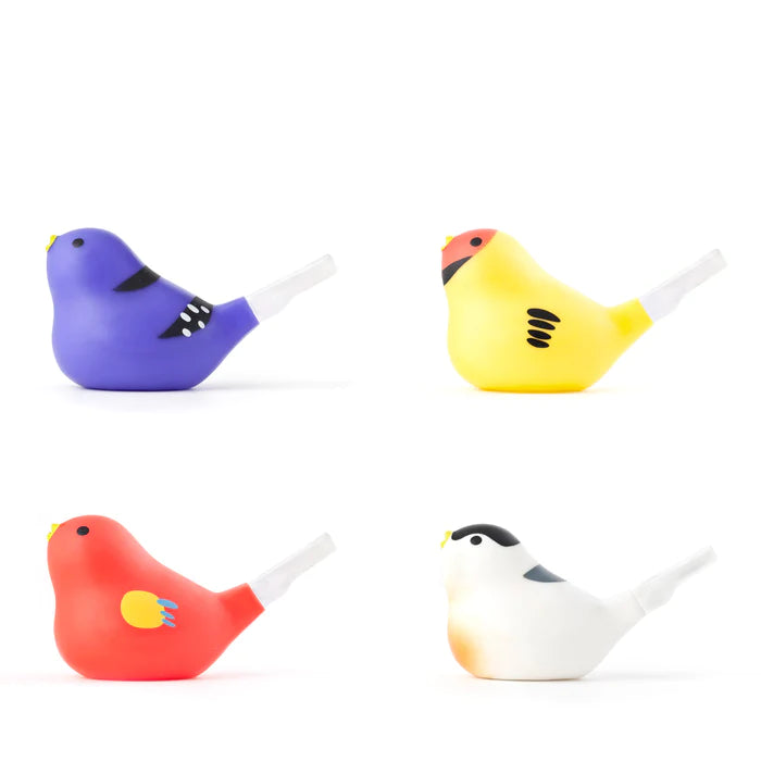 Fill this bird with water and blow to create warbling bird-like sounds.