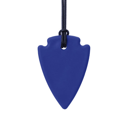 ARK's Arrowhead Chew Necklace - Soft (Dark Blue)