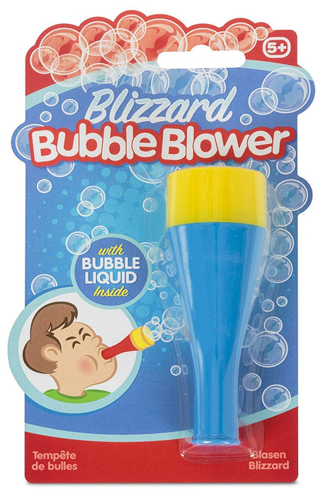 Blizzard bubble blower, Bubble blowing tube that creates large streams of bubbles instantly.