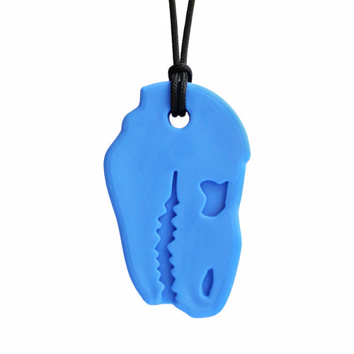 Ark's Dino Bite Chew Necklace - XXT (Blue) oral motor chew product