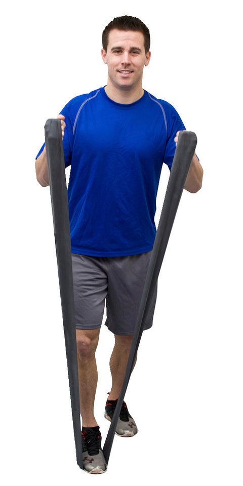 CanDo Exercise Band 6 ft Black X-Heavy Latex Free