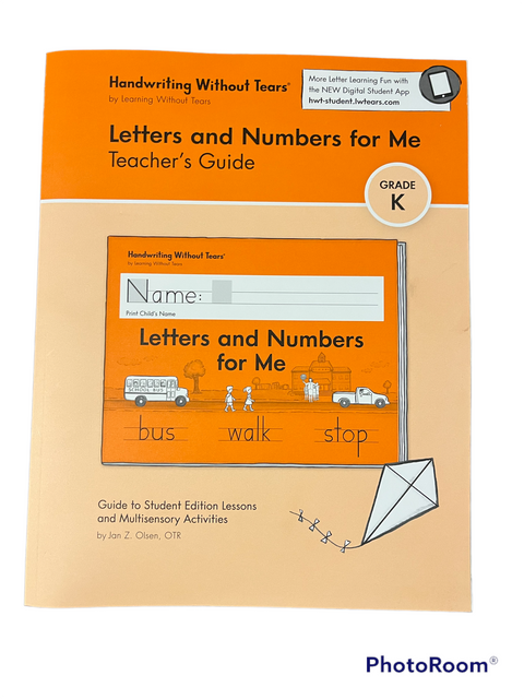 Teacher's Guide - Kindergarten - Handwriting Without Tears Programme - OLD EDITION