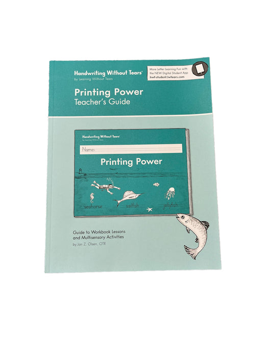 Teacher's Guide - 2nd Grade (Printing Power) - Handwriting Without Tears Programme
